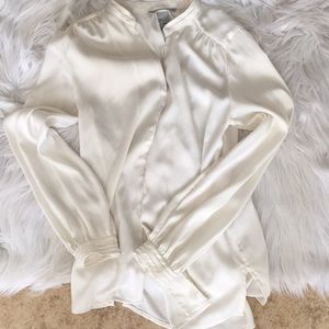 H&M silky button down shirt